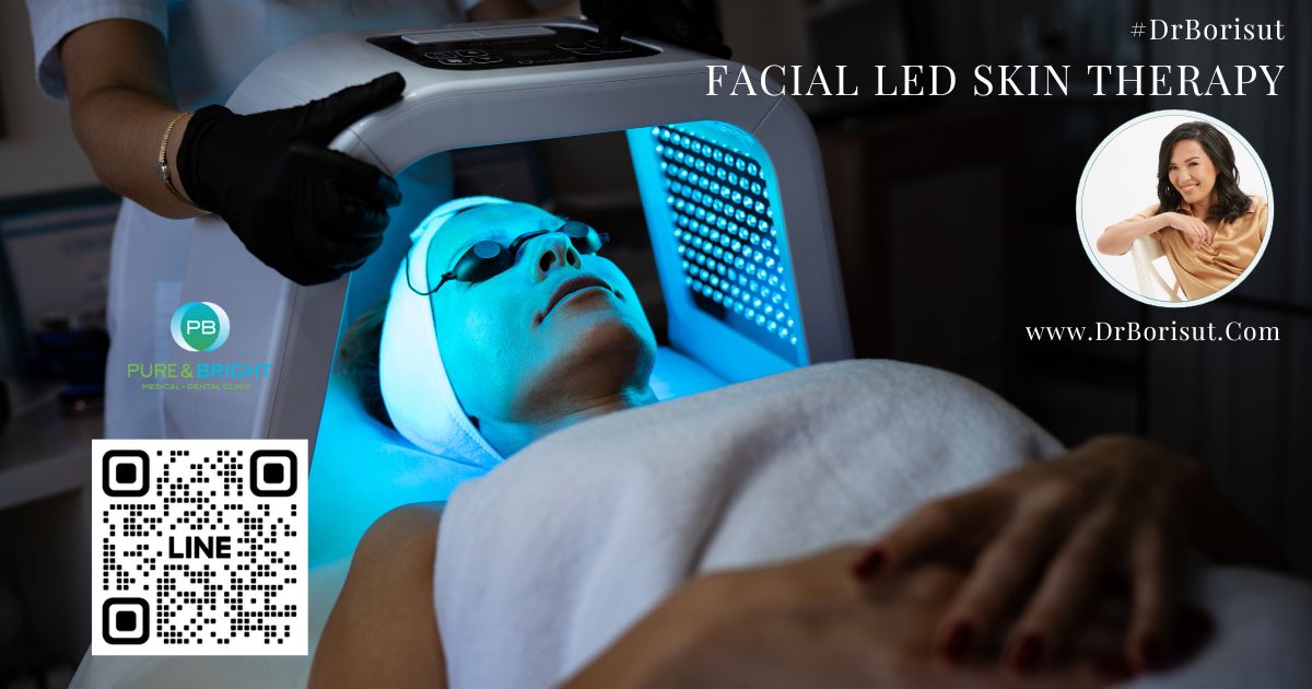 Led Screen Skin ฟื้นฟูผิวด้วย LED Skin Therapy รักษาสิว ลดริ้วรอย | Dr.Borisut