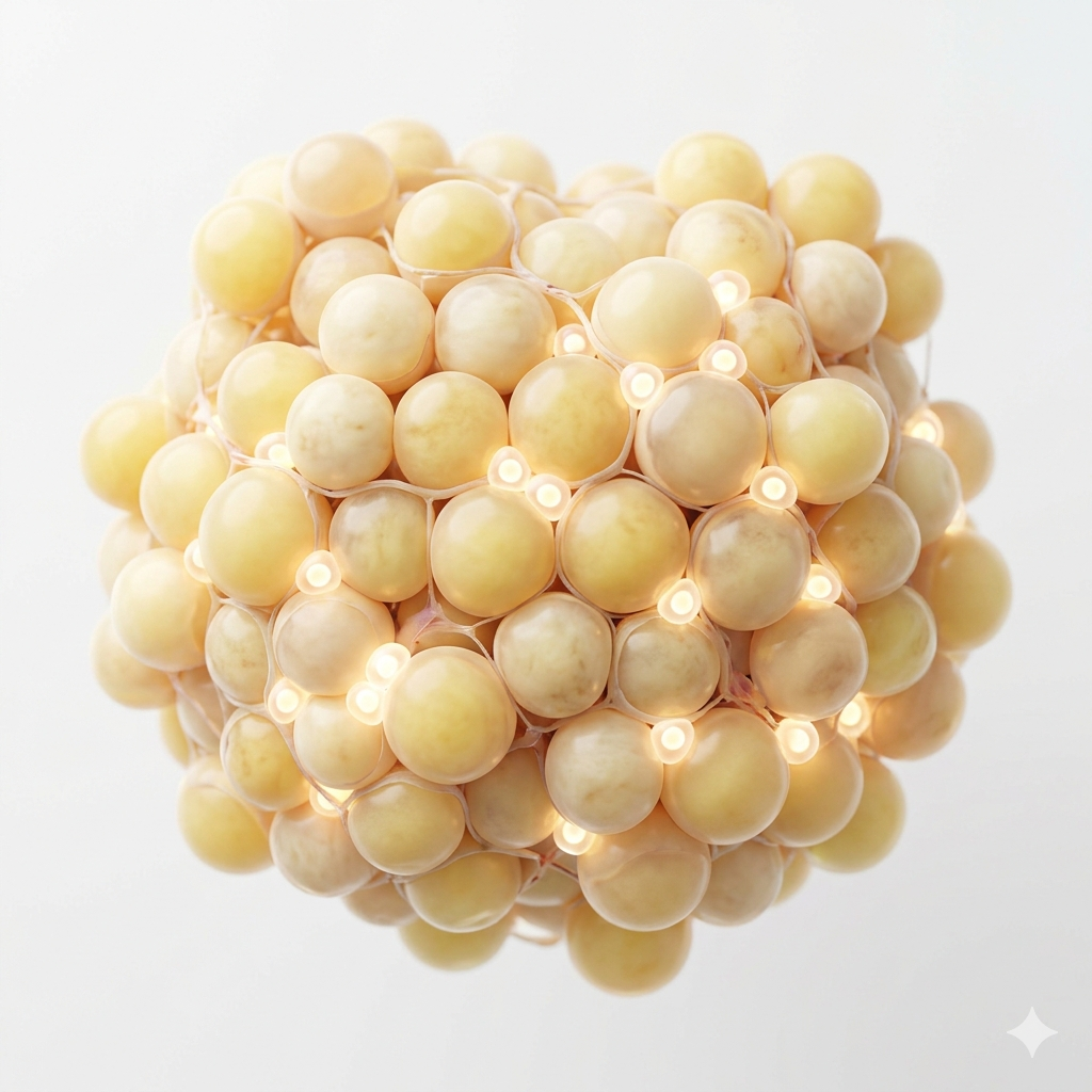 ภาพเซลล์ไขมันที่มีสเต็มเซลล์ซึ่งเกี่ยวข้องกับการฟื้นฟูผิวและเนื้อเยื่อ