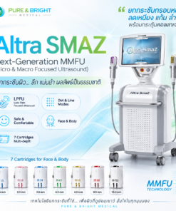 Altra SMAZ MMFU เครื่องยกกระชับผิวด้วย Micro & Macro Focused Ultrasound สำหรับยกกระชับใบหน้า กรอบหน้า และลำคอ