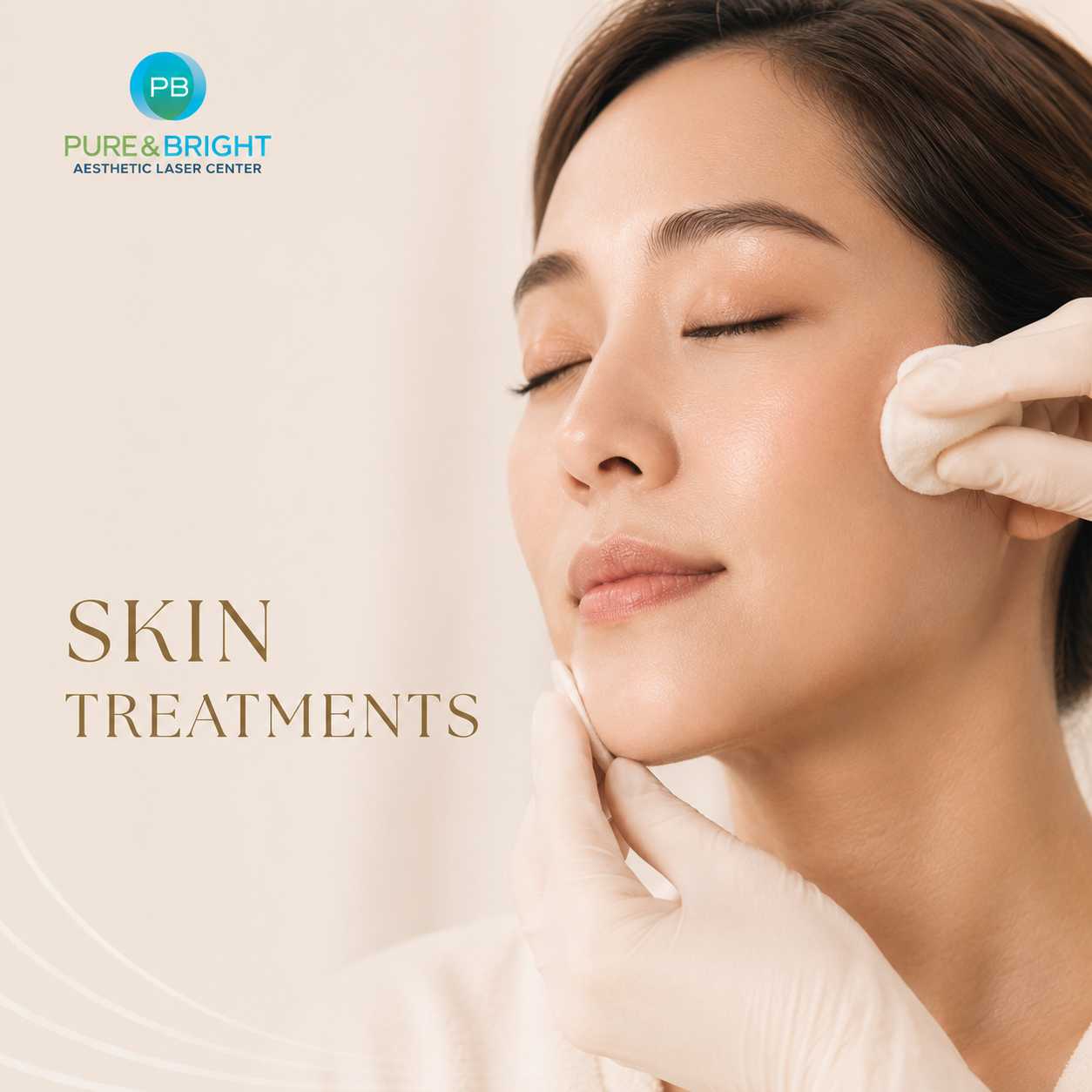 Skin Treatments โปรแกรมทรีทเมนท์ฟื้นบำรุงและดูแลคุณภาพผิว PureAndBright