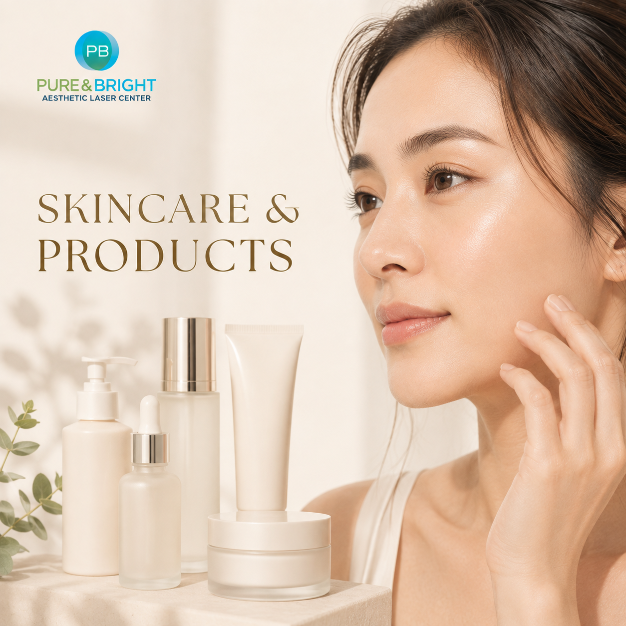 Skincare and Products ผลิตภัณฑ์ดูแลผิวและ Home Care PureAndBright